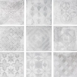 Lattialaatta Arredo Betonepoque White/Grey mix 20x20cm, matta
