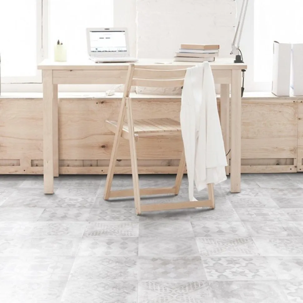 Lattialaatta Arredo Betonepoque White/Grey mix 20x20cm, matta