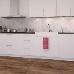 Lattialaatta Arredo Bianco Carrara C 60x60cm, himmeä, valkoinen
