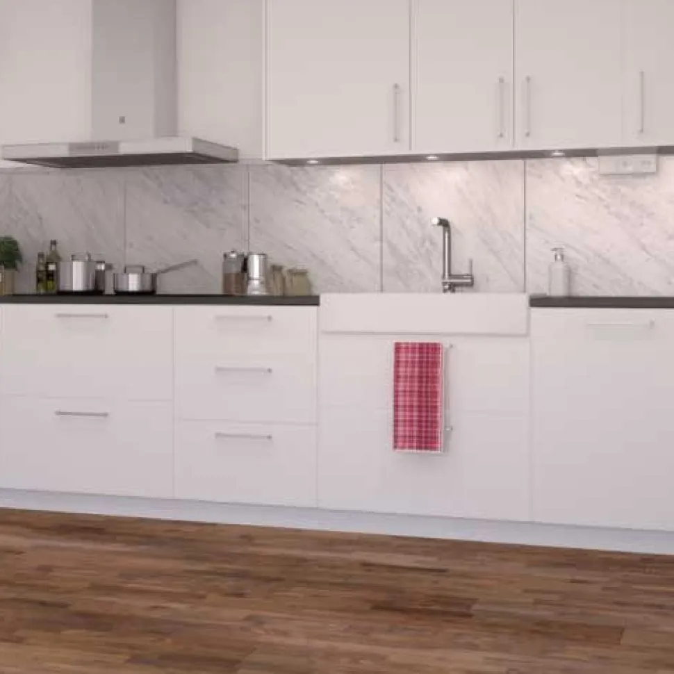 Lattialaatta Arredo Bianco Carrara C 60x60cm, himmeä, valkoinen