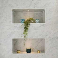 Lattialaatta Arredo Bianco Carrara C 30.5x61cm, himmeä, valkoinen