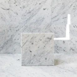 Lattialaatta Arredo Carrara C 15.2x15.2cm, kiillotettu, valkoinen