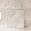 Lattialaatta Arredo Carrara C 61x61cm, kiillotettu, valkoinen