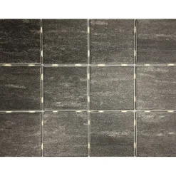 Lattialaatta Bien Alpstone, himmeä, musta, 10x10cm