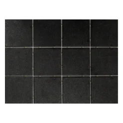 Lattialaatta Bien Tundra Dot, matta, musta, 10x10cm