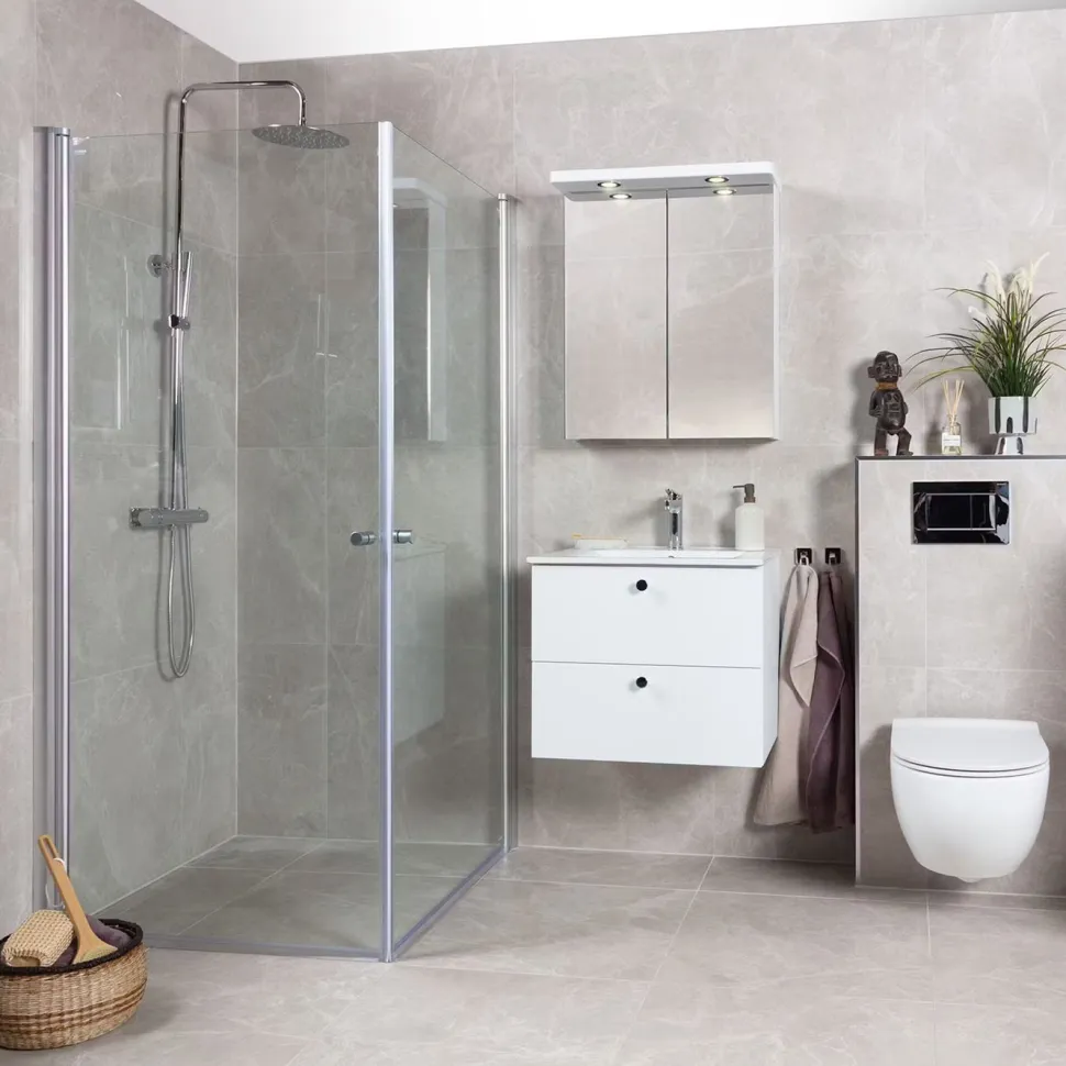 Lattialaatta Fioranese Marmorea2 Oxford 60x60cm, matta, greige