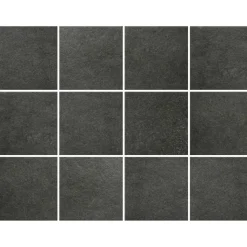 Lattialaatta Pukkila Europe Black himmeä sileä 97x97mm