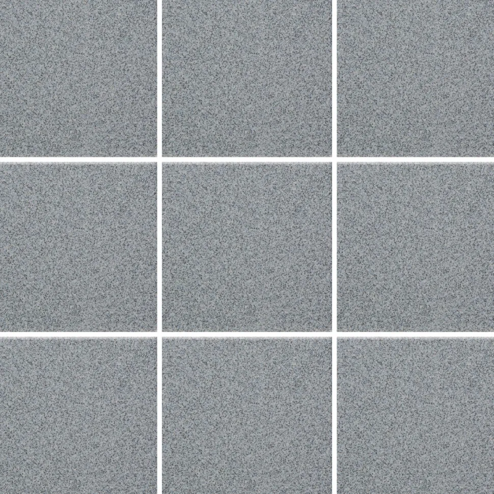 Lattialaatta Pukkila Natura Granite Blue himmeä sileä 96x96 mm lasikuituverkossa