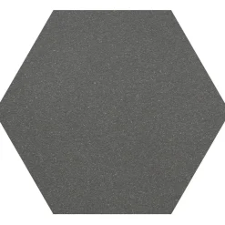 Lattialaatta Pukkila Natura 6-kulmainen Musta himmeä sileä 115x100 mm