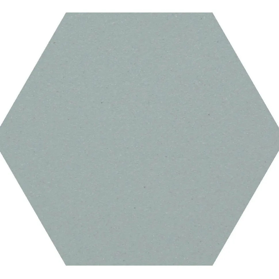 Lattialaatta Pukkila Natura 6-kulmainen Vaaleanvihreä himmeä sileä 115x100 mm