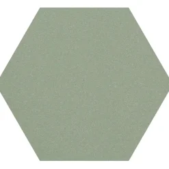 Lattialaatta Pukkila Natura 6-kulmainen Vihreä himmeä sileä 115x100 mm