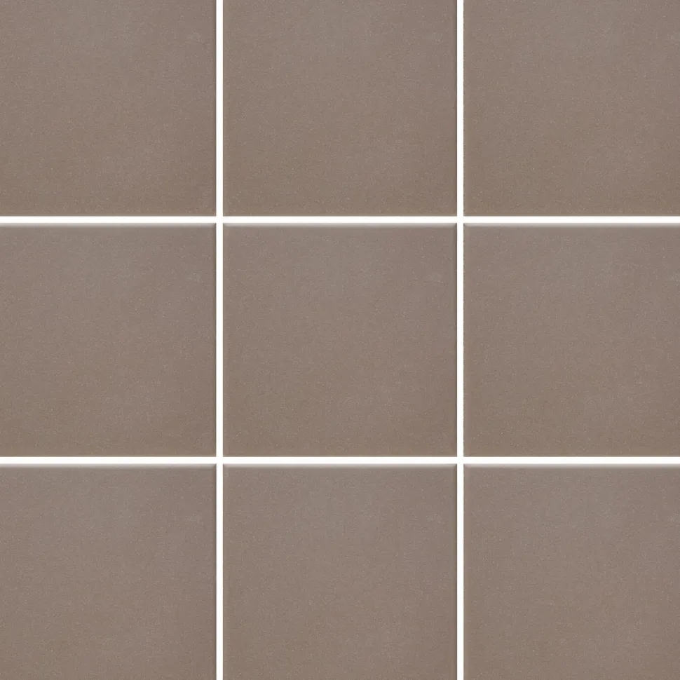 Lattialaatta Pukkila Natura Ruskea himmeä sileä 96x96 mm lasikuituverkossa