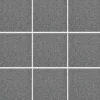 Lattialaatta Pukkila Natura Speckled Black-White himmeä sileä 96x96 mm lasikuituverkossa