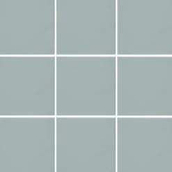 Lattialaatta Pukkila Natura Vaaleansininen himmeä sileä 96x96 mm lasikuituverkossa