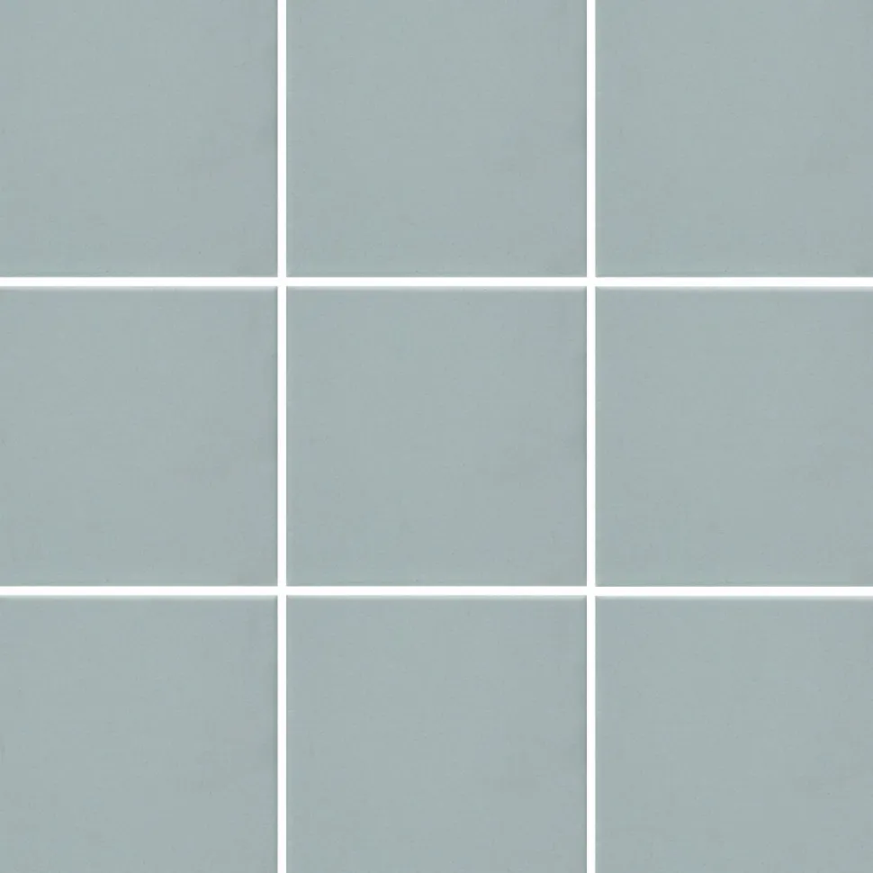 Lattialaatta Pukkila Natura Vaaleansininen himmeä sileä 96x96 mm lasikuituverkossa