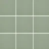 Lattialaatta Pukkila Natura Vihreä himmeä sileä 96x96 mm lasikuituverkossa