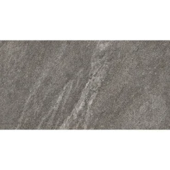 Lattialaatta Pukkila Quartziti, 30x60cm, lasitettu porcelanato, matta, rektifioitu, 04 Black