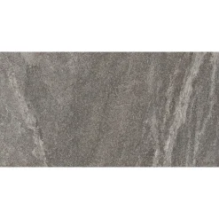 Lattialaatta Pukkila Quartziti, 30x60cm, lasitettu porcelanato, matta, rektifioitu, 04 Black