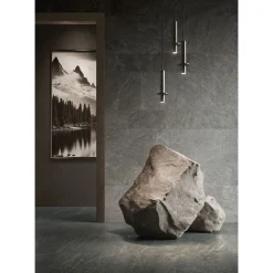 Lattialaatta Pukkila Quartziti, 30x60cm, lasitettu porcelanato, matta, rektifioitu, 04 Black