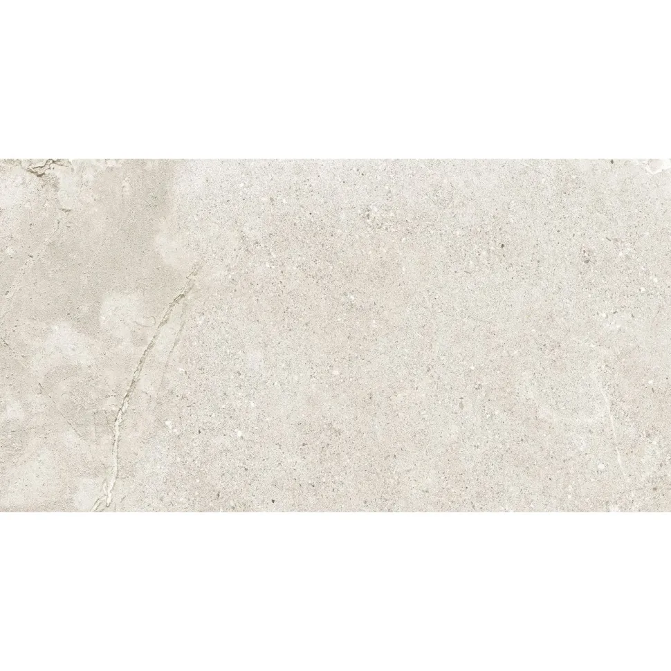 Lattialaatta Pukkila Stone Age White, 29.5x59.2cm, matta, tasapintainen