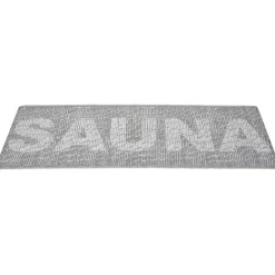 Laudeliina Jokipiin Pellava Saunatikut 45x160 cm valkoinen/musta
