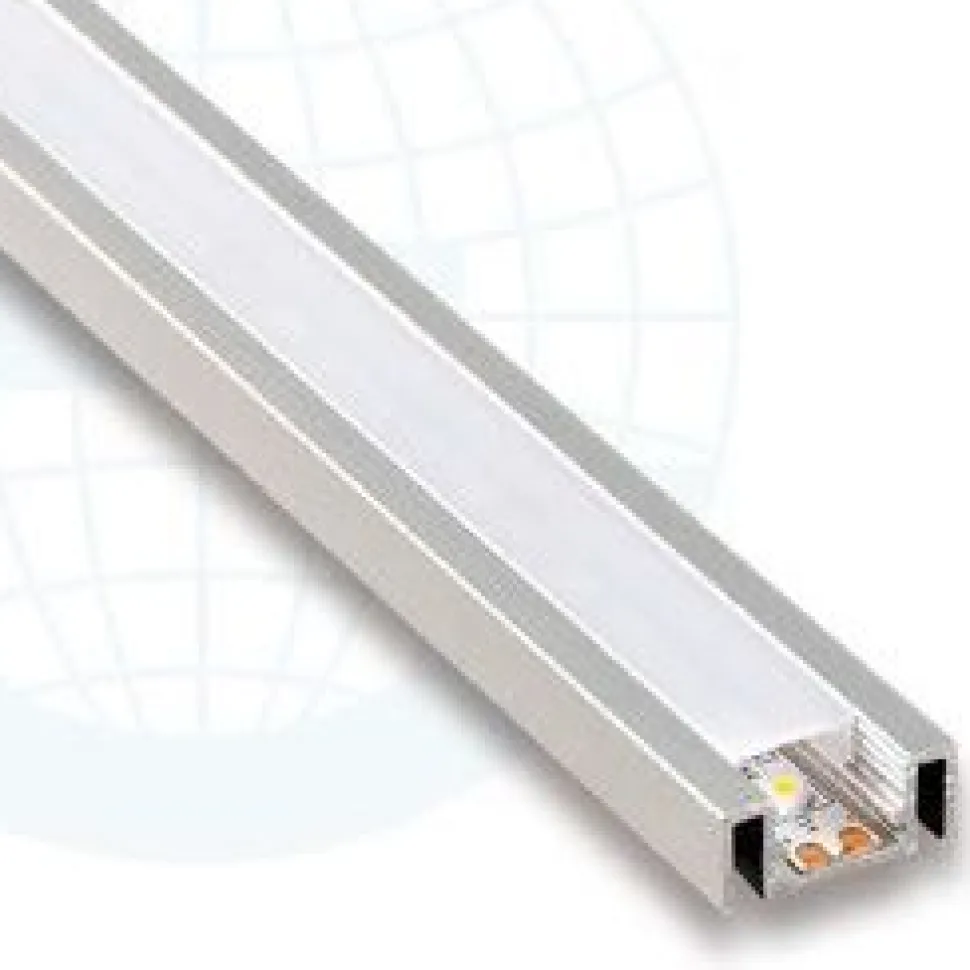 LED-boordilistan ulkokulmapala Euroshrink E-301A, alumiini, eri värejä