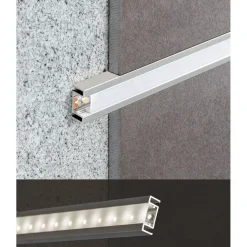 LED-boordilistan ulkokulmapala Euroshrink E-301A, alumiini, eri värejä
