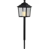 LED-hautalyhty Star Trading Flame, 52cm, musta