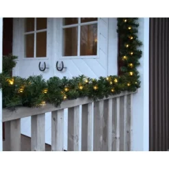 LED-havuköynnös Star Trading Ottawa IP44 270 cm vihreä