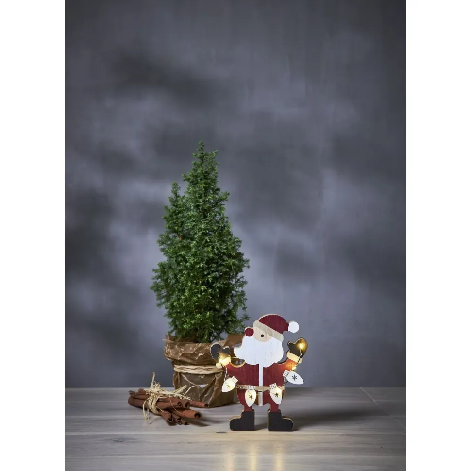 LED-joulukoriste Star Trading Billy Joulupukki 150x170x30mm