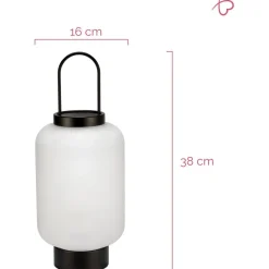 LED-lyhty Paulmann Pauleen Mobile Glow, 2700K, musta