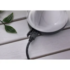 LED-lyhty Pulmann Cupulino, IP44, 3000K, USB-ladattava, himmennettävä