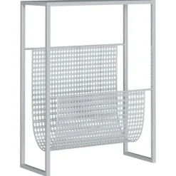 Lehtiteline musta 35x15x45 cm teräs (31668)