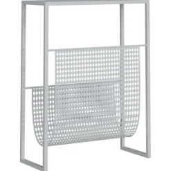 Lehtiteline musta 35x15x45 cm teräs (31668)
