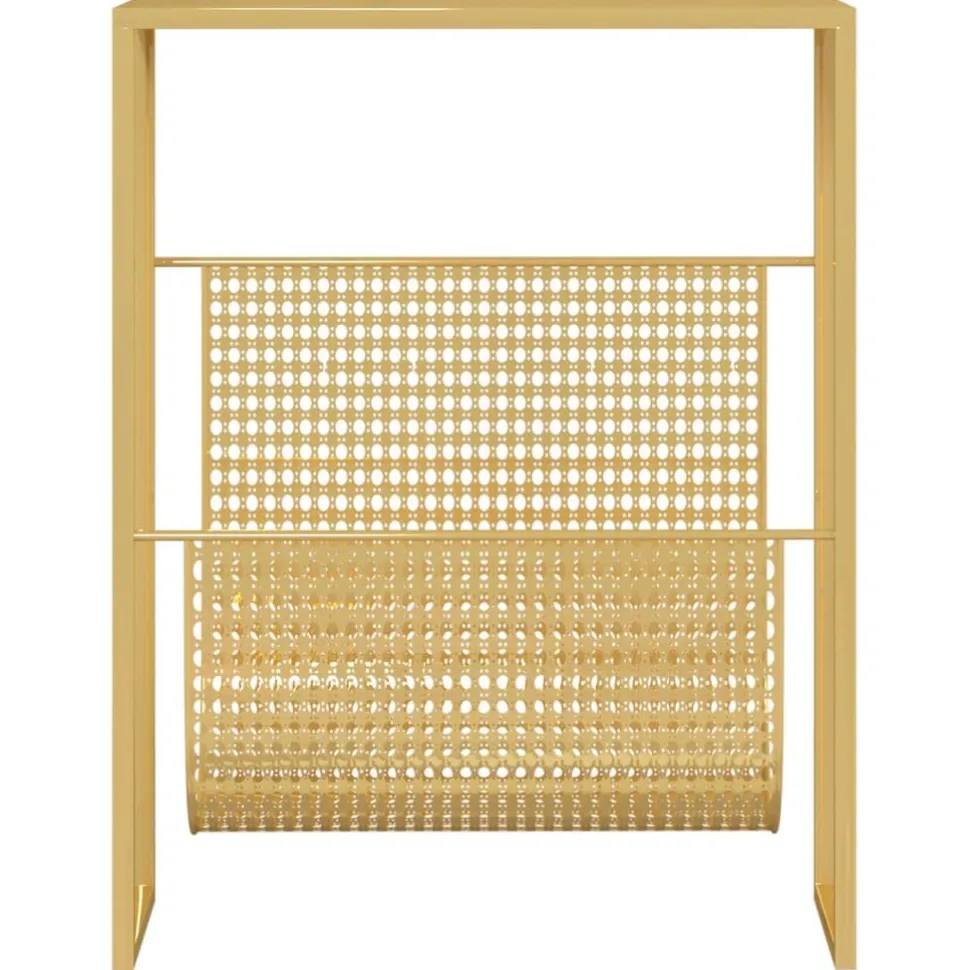 Lehtiteline musta 35x15x45 cm teräs (31668)