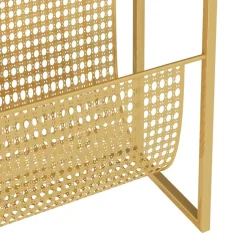 Lehtiteline musta 35x15x45 cm teräs (31668)
