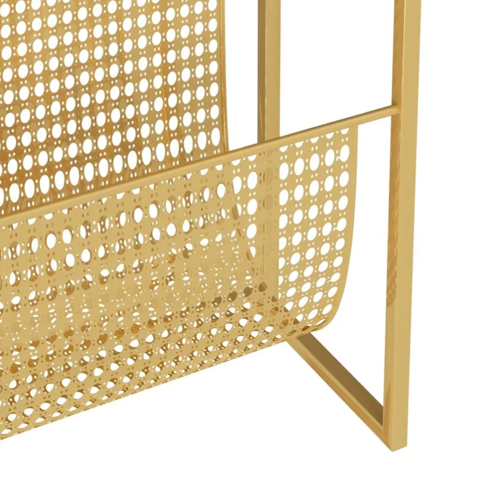 Lehtiteline musta 35x15x45 cm teräs (31668)