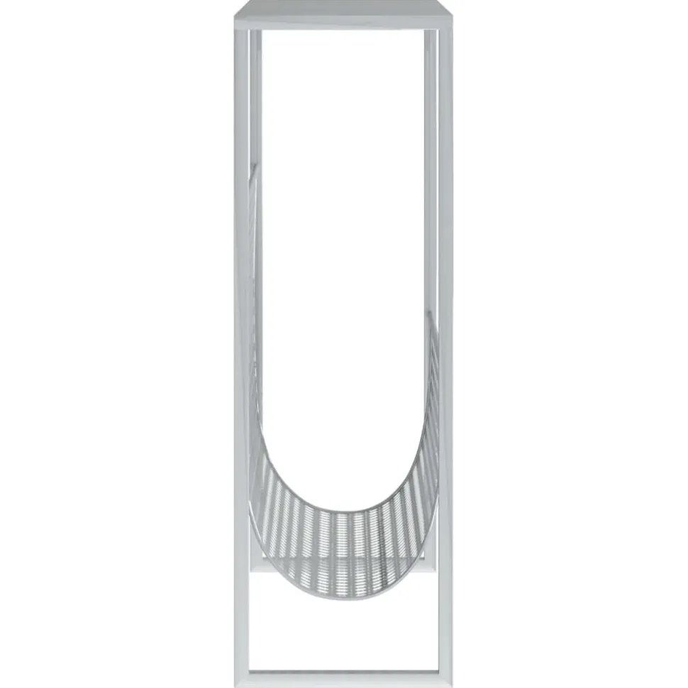 Lehtiteline musta 35x15x45 cm teräs (31668)