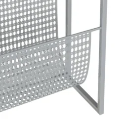 Lehtiteline musta 35x15x45 cm teräs (31668)