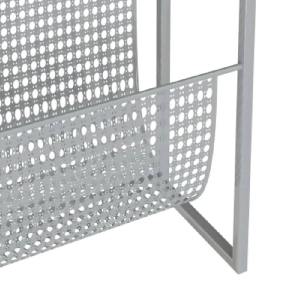 Lehtiteline musta 35x15x45 cm teräs (31668)