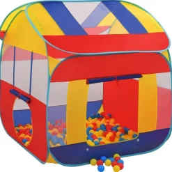 Leikkiteltta 123x120x126 cm 550 pallolla eri värejä