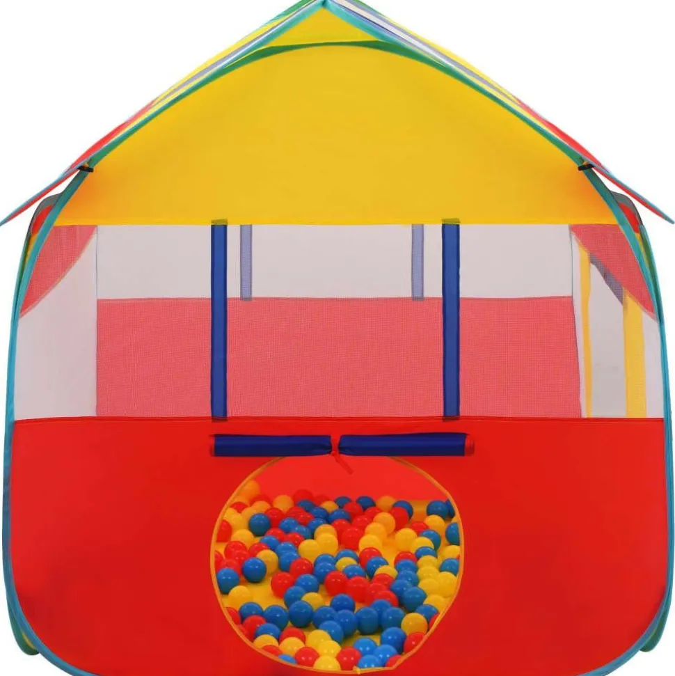 Leikkiteltta 123x120x126 cm 550 pallolla eri värejä