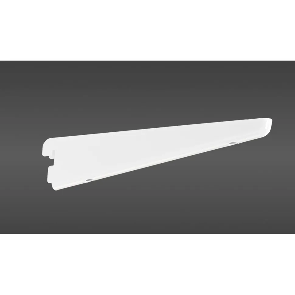 Levyhyllyn kannatin Elfa 25 Classic 220x13x49 mm valkoinen