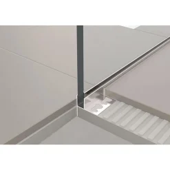 Linjakaivon kaatolista lasiseinälle Progress Profiles Proshower Glass 2% kaato 1000 mm