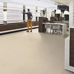Linoleumilaatta Forbo Marmoleum Click Cloudy Sand 30x60 cm harmaa beige