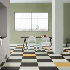 Linoleumilaatta Forbo Marmoleum Click Silver Shadow 30x60 cm vaalea harmaa