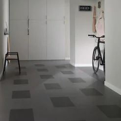 Linoleumilaatta Forbo Marmoleum Click Volcanic Ash 30x60 cm tumma harmaa