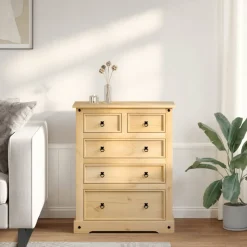 Lipasto Corona 92x48x114 cm täysi mänty (05674)