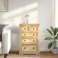 Lipasto Corona 80x43x114 cm täysi mänty (05671)