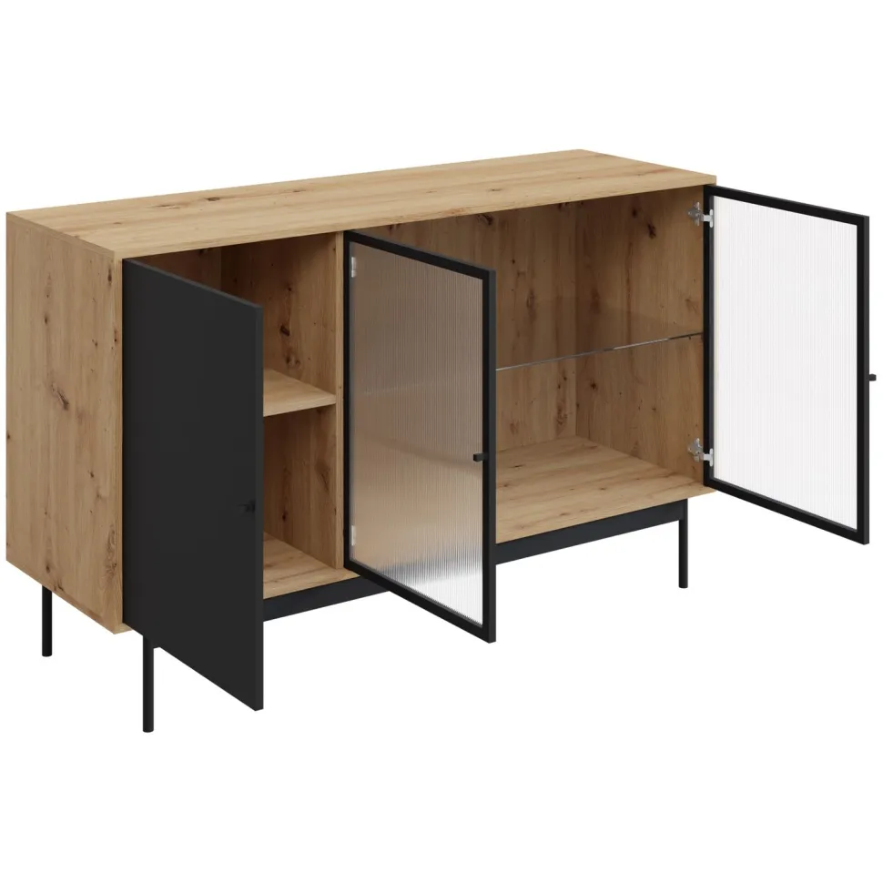 Lipasto 3D BARTISE, musta/ruskea (7566)